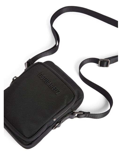 DSquared² Black Cordura Bag for men