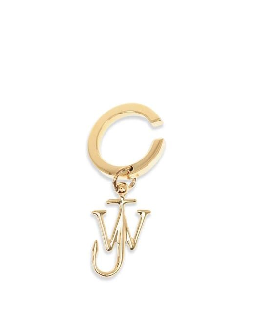 J.W. Anderson Metallic Logo-Pendant Ear Cuff