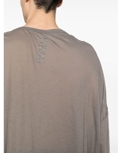 Rick Owens Semi-doorzichtig T-shirt in het Gray voor heren