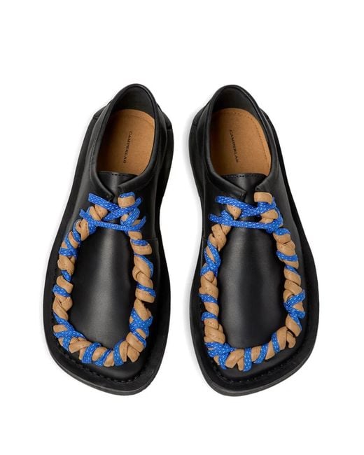 CAMPERLAB Braided Eki Loafers in Blue | Lyst