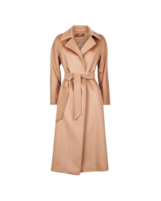 Max Mara Natural Abelia Belted Coat