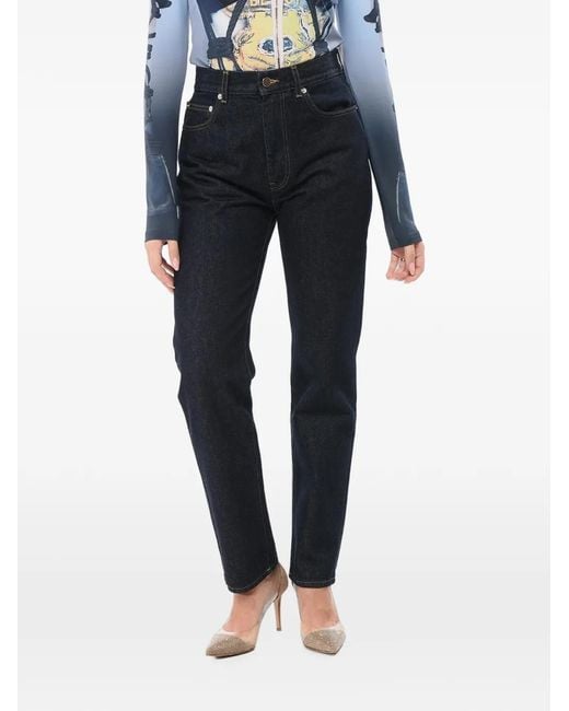 Loulou de Saison Blue Topstitched Jeans