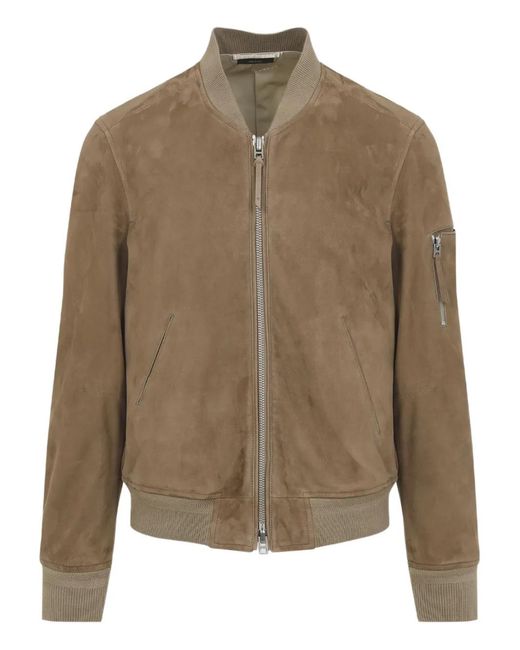 Chaqueta Con Cremallera Tom Ford de hombre de color Brown