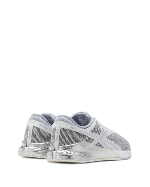 Reebok White Nano 9 Sneakers