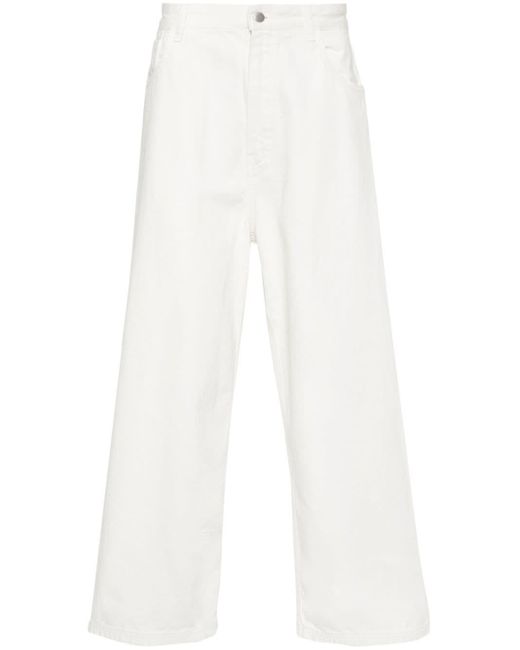 Studio Nicholson White Pyad Wide-leg Jeans for men