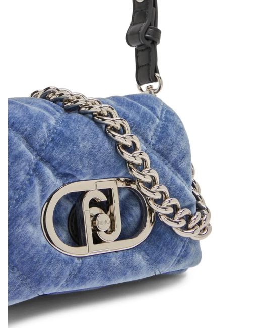 Petit Sac Porté Épaule Lapuffy À Design Matelassé Liu Jo en coloris Blue