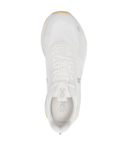 On Shoes White Cloudnova Form 2 Sneakers for men