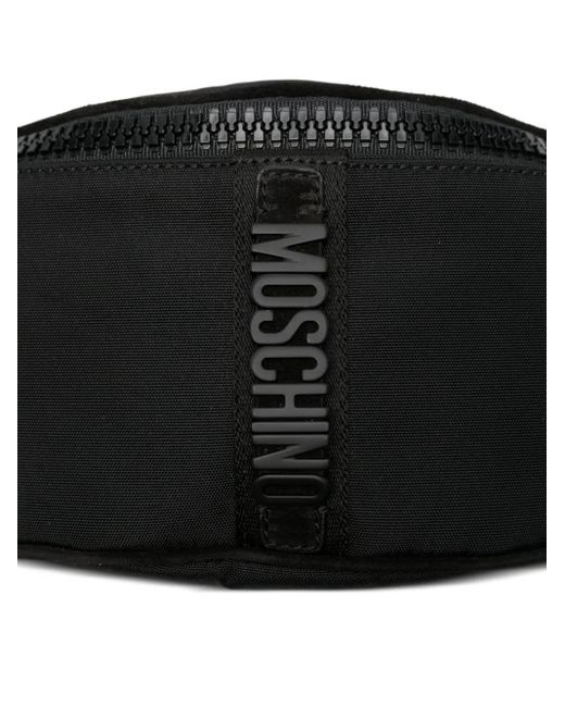 Marsupio Con Logo di Moschino in Black da Uomo