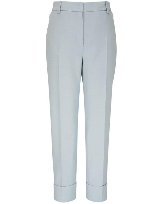 Akris Blue Tailored Slim-fit Trousers
