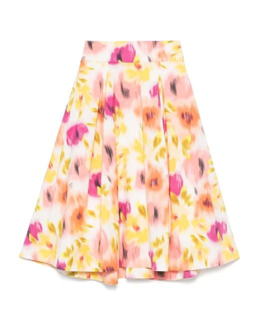 Essentiel Antwerp White Hosanna Midi Skirt