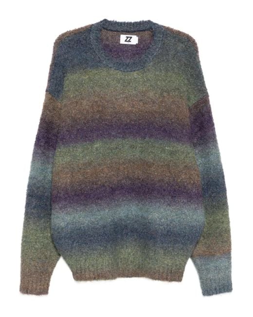 Izzue Pullover Mit Farbverlauf in Gray für Herren