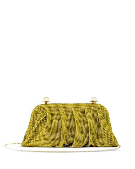 Benedetta Bruzziches Green Venus La Grande Crystal-Embellished Clutch Bag