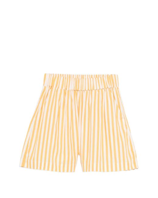 Faithfull The Brand Natural Clemente Striped Shorts