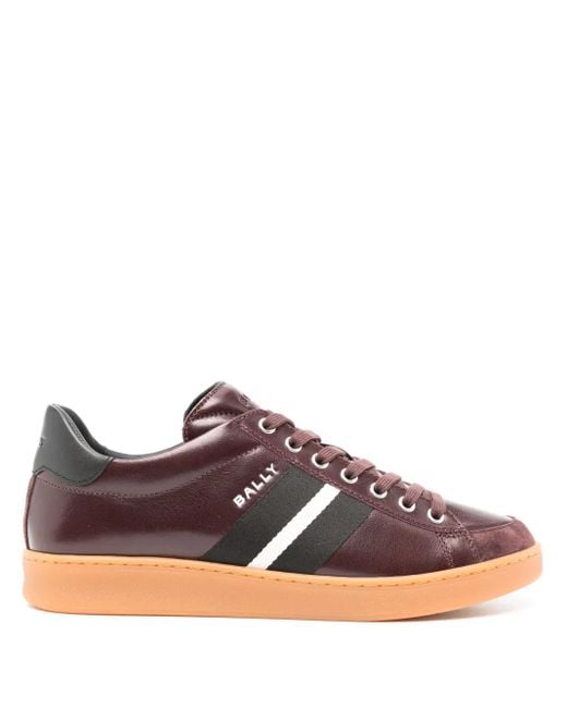 Bally Brown Thiago-T-Ribbon Sneakers for men