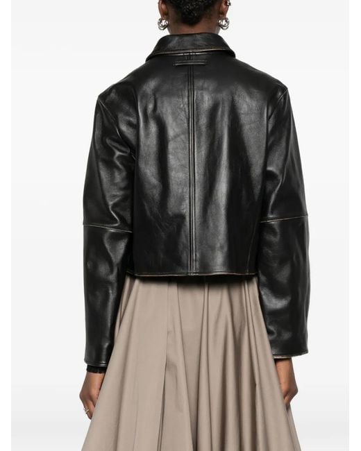 Low Classic Black Collared Zip Jacket