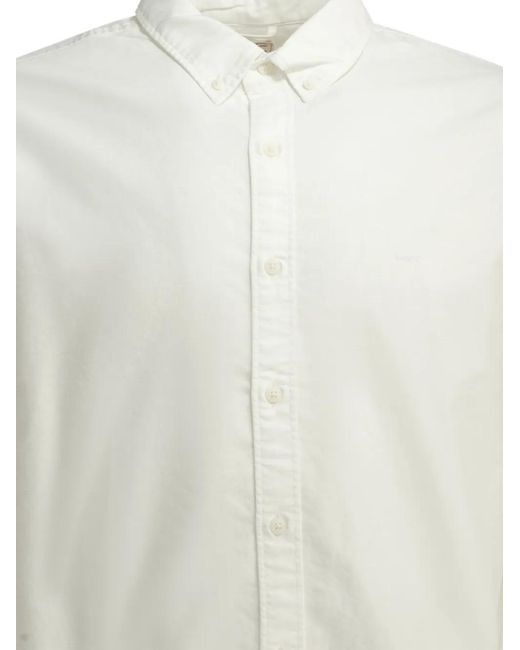 Levi's White Authentic Button-Down Shirt for men