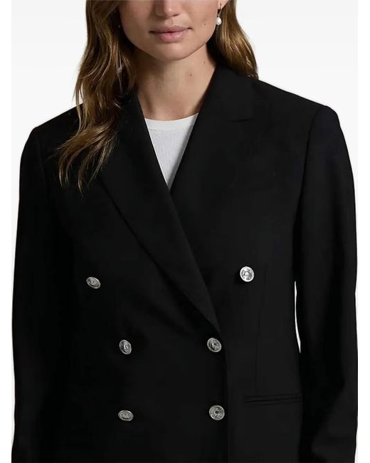 Polo Ralph Lauren Black Double-Breasted Blazer