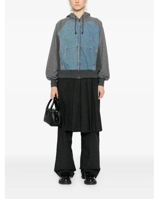 Undercover Blue Patchwork Jacket