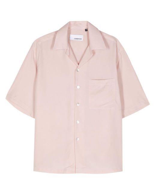 Chemise à boutonnière Costumein pour homme en coloris Pink