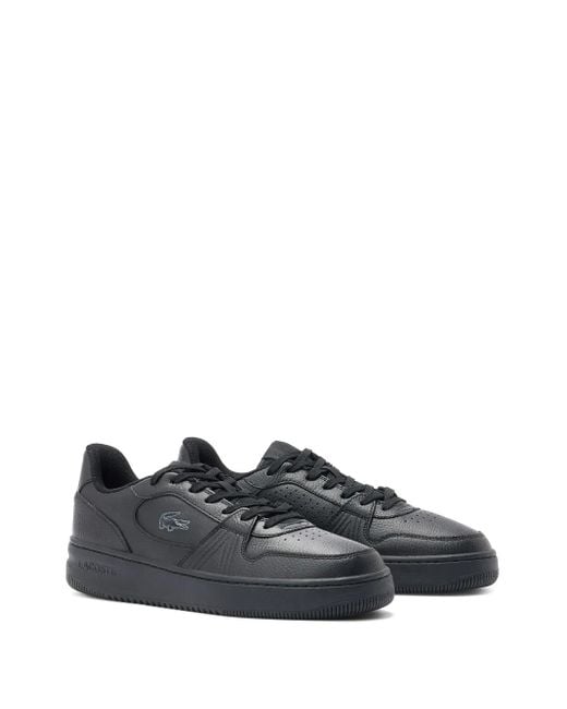 Lacoste Blue Leather Lace-Up Logo Sneakers for men