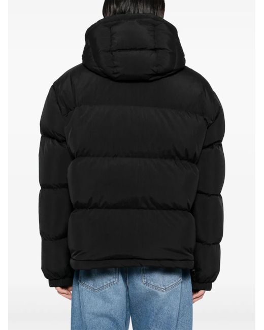 HUGO Black Water-Repellent Down Jacket for men