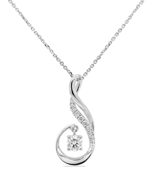 HYT Jewelry White 18Kt Diamond Pendant Necklace