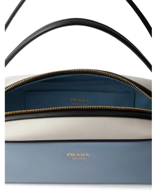 Prada Blue Swing Leather Shoulder Bag