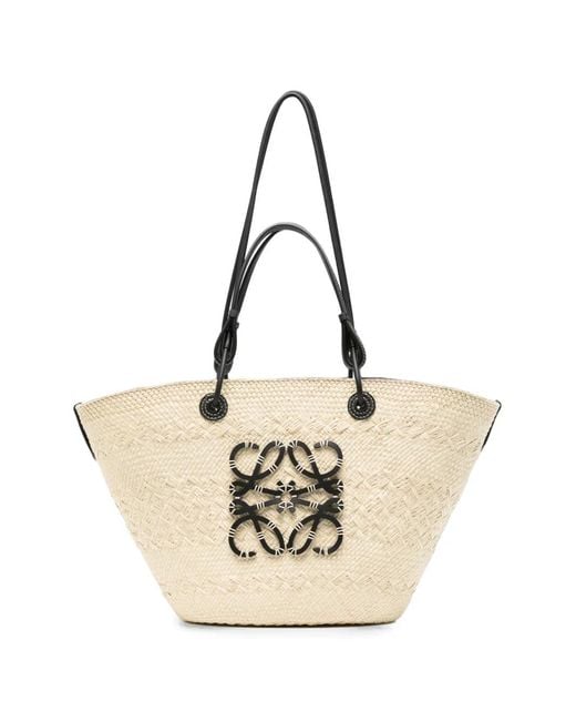 Loewe Natural Medium Anagram Tote Bag