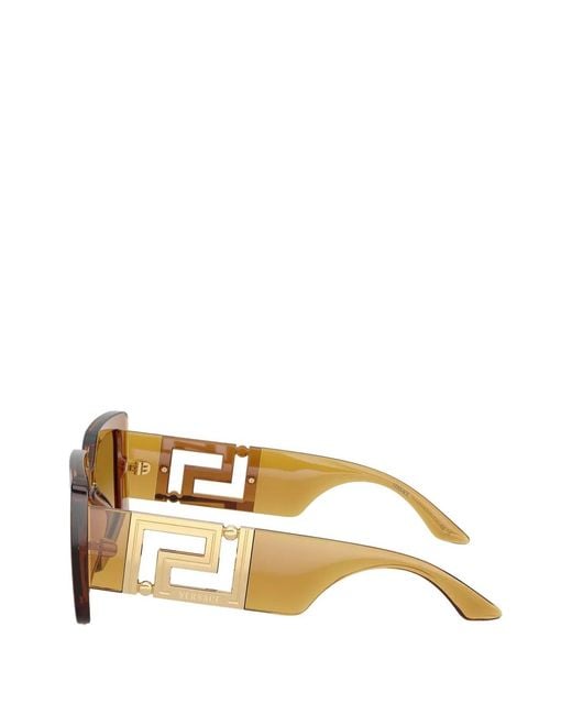 Versace Natural Square-Frame Sunglasses