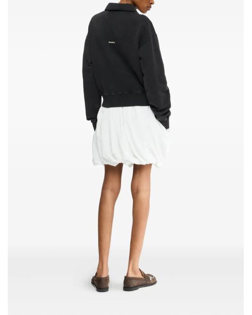 J.W. Anderson Black Cotton Polo Top