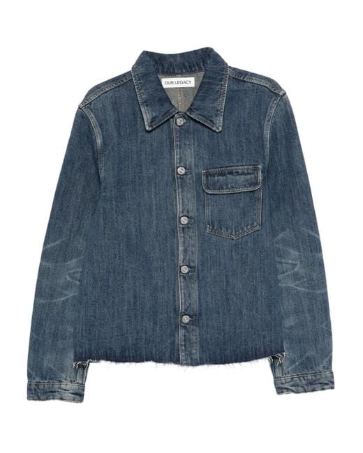 Our Legacy Blue Cut Rebirth Jacket for men