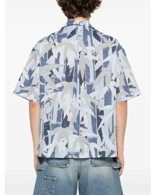 メンズ KENZO Chiku-rin Camo シャツ Blue