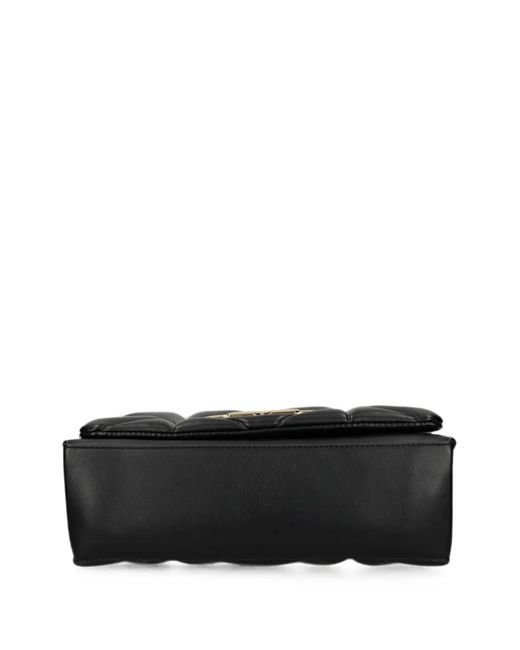 Love Moschino Black Logo-Appliqué Shoulder Bag