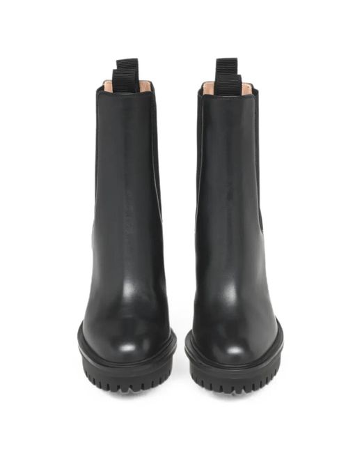 Gianvito Rossi Black Barry Booties