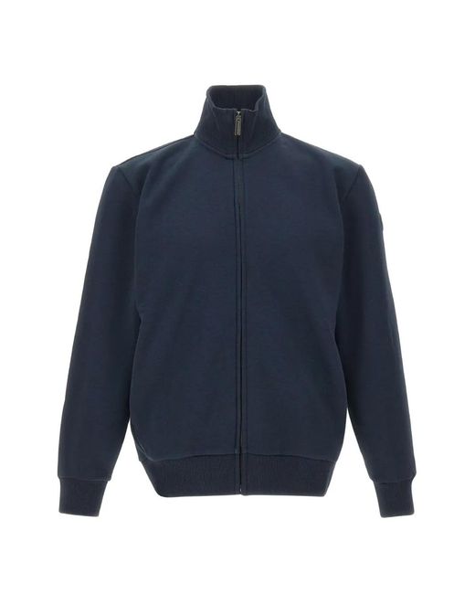 Colmar Blue Zip-Up High-Neck Sweater for men