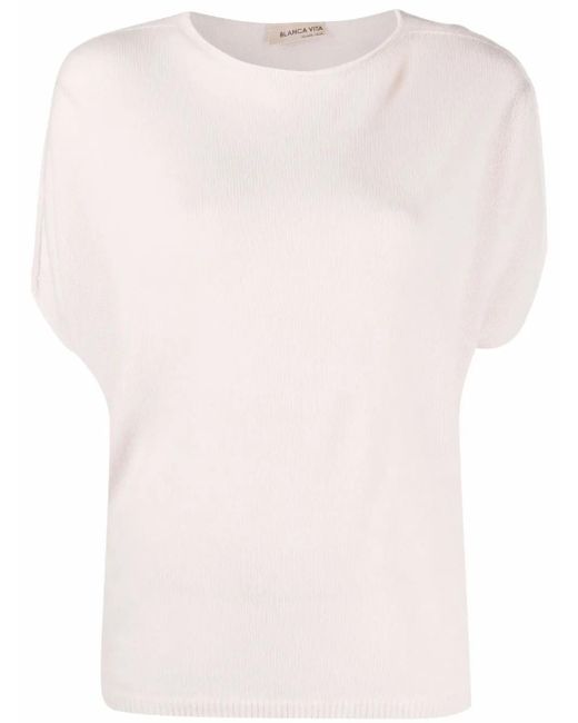 T-Shirt di Blanca Vita in Pink