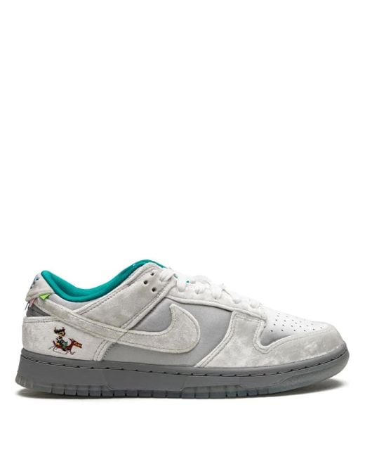 Nike Gray Dunk Low "Ice" Sneakers