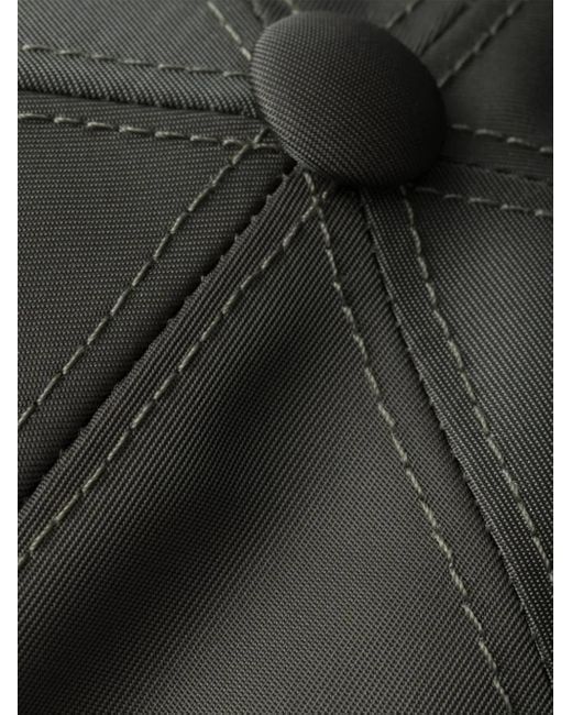 Prada Gray Re-Nylon Baseball Cap for men