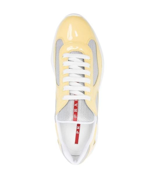 Prada America's Cup Sneakers in het Yellow voor heren