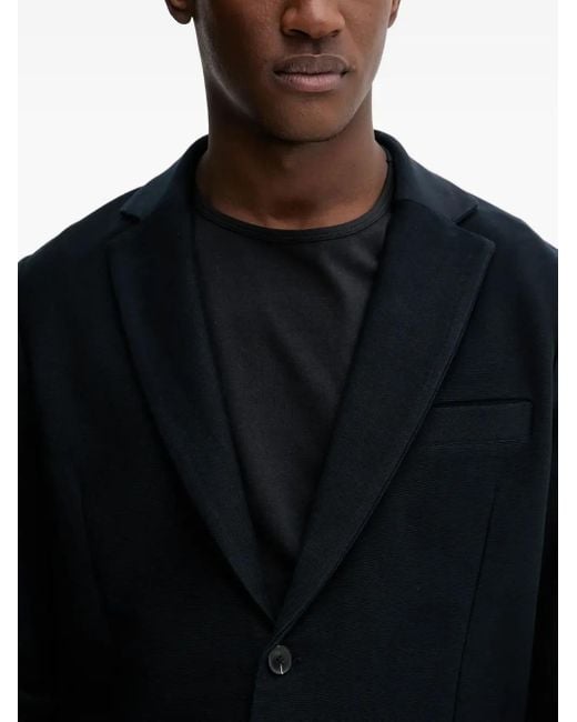 Marc O' Polo Blue Buttoned Pocket Blazer for men