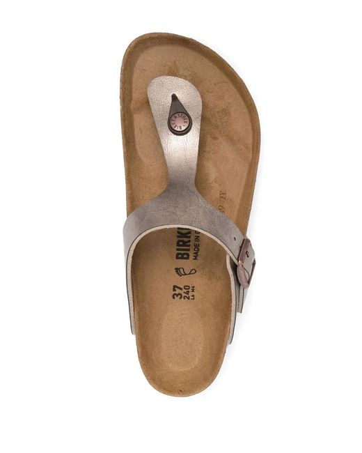 Birkenstock Brown Gizeh Thong Sandals