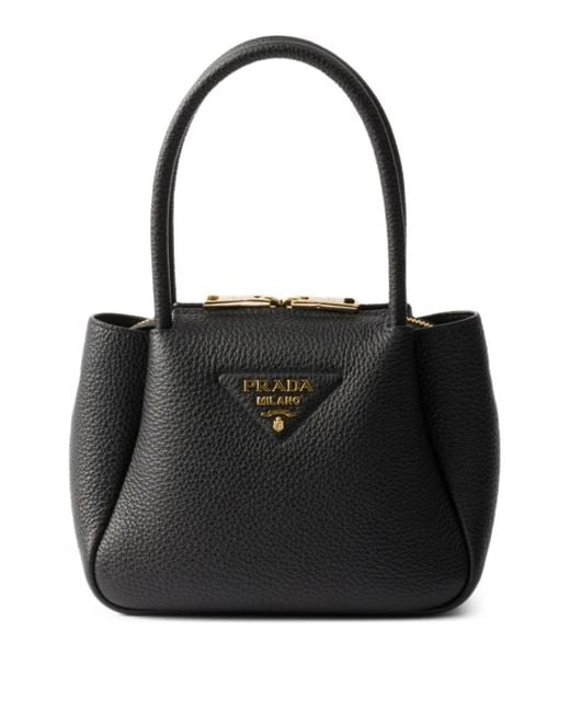 Prada レザーハンドバッグ Black
