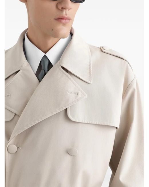 Dolce & Gabbana Natural Belted Trench Coat for men
