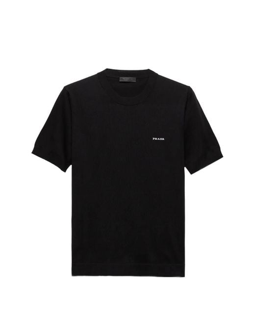 Prada Black Crew Neck for men