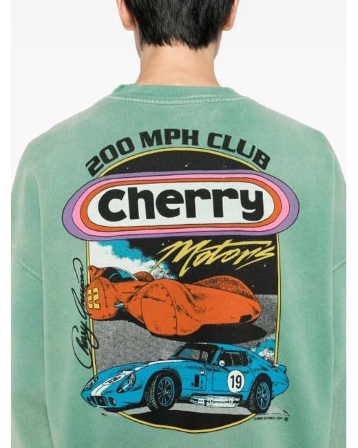 Felpa American di CHERRY LA in Green da Uomo