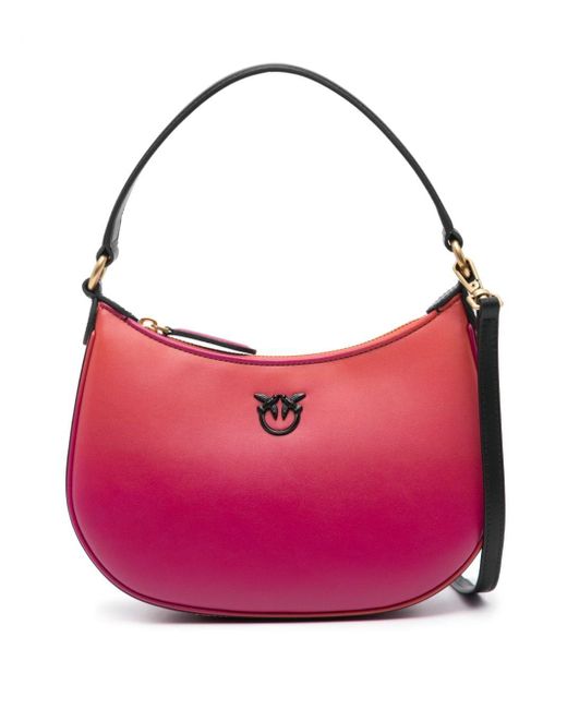 Bolso de hombro Mini Love Bag Half Moon Pinko de color Pink