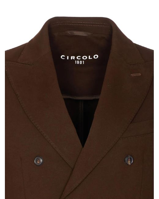 Circolo 1901 Blazer Met Dubbele Rij Knopen in het Brown voor heren