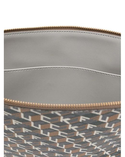 Undercover Gray Patterned Clutch Bag for men