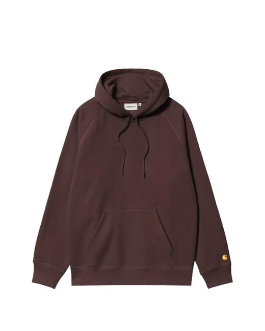 Carhartt Brown Chase Hoodie for men