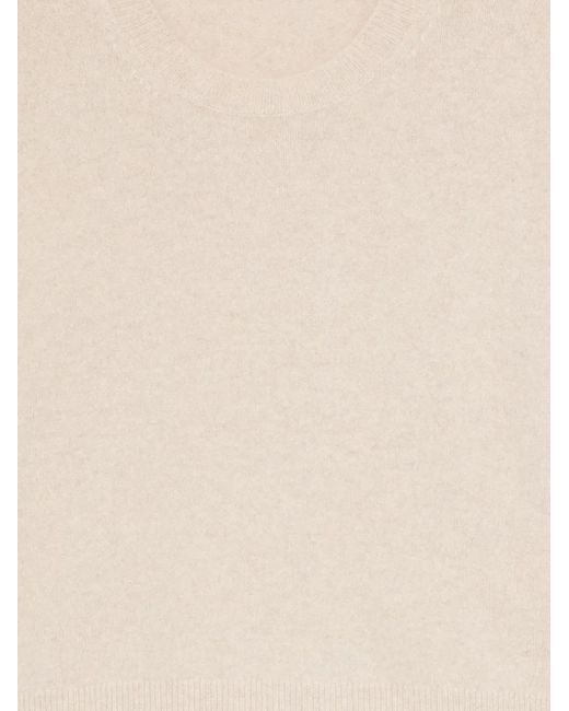 Joseph Natural Round-Neck Cashmere Sweater